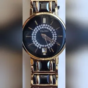 Elgin | Accessories | Elgin Womens Eg353 Goldtone Black  display picture 1